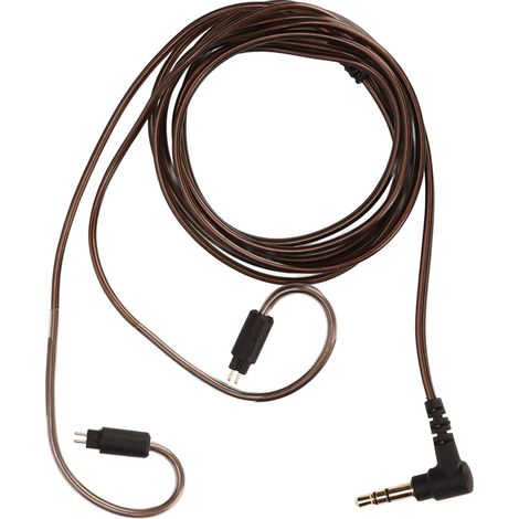 Câble de remplacement avec microphone pour casques AS06, AS10, ZST, ZS3, ZS4, ZS5, ZS6 - Connecteur 2 broches 0,78mm (1/5)