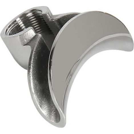 Bec de porte-filtre double ouvert standard de remplacement pour la buse de filtre à café 51/53/54/58 mm de machine à expresso. (1/5)