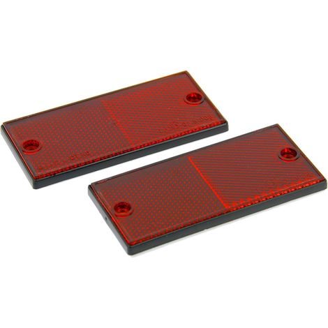 XL PERFORM TOOLS 553919 2 Catadioptres Homologués Rouges (1/3)