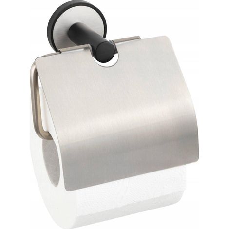 Wenko Portarrollos acero inoxidable 6,5x14,5x12,5 cm