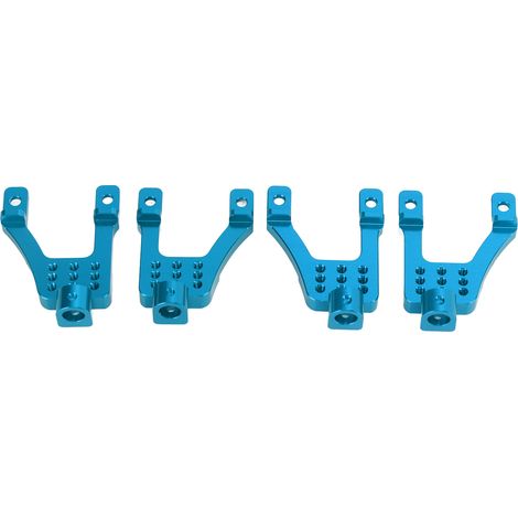 Support de Suspension Bleu 4 Pièces pour Modèles RC MN86, Amélioration et Pièces Détachées Véhicules Télécommandés (1/5)
