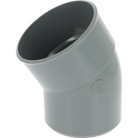 Coude PVC mâle-femelle 125mm – Raccord évacuation 30° – Conception lisse pour connexion durable – Certification ISO9001 (1/3)
