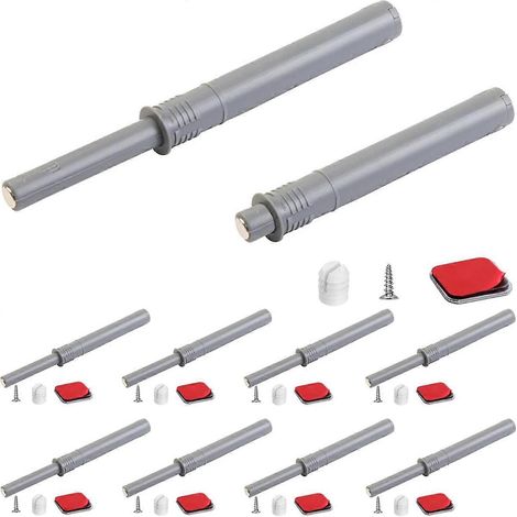 10er-Packung Schieberiegel und -verriegelung für Schränke, lang (1/5)