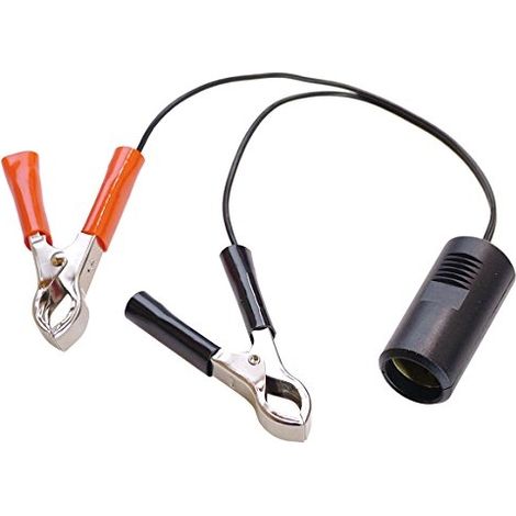 as-schwabe Adaptador de batería 12 V o 24 V cable 1 metro