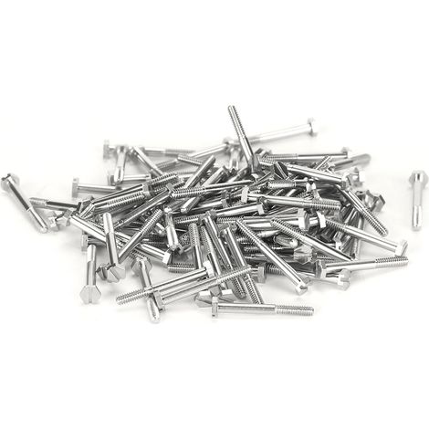 Kit de 100 vis à tête plate fendue pour montres et téléphones portables, idéal pour la réparation professionnelle. (1/5)