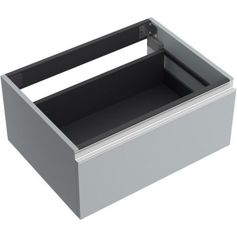 Schrankelement wandhängend SPIRIT 600 1 Metallschublade mit Softeinzug BLUE FOG 598 x 270 x 450 mm (1/2)
