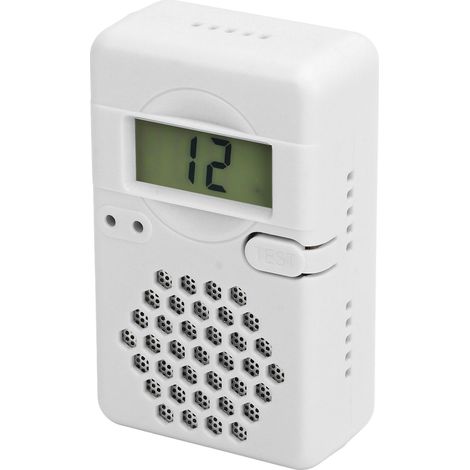 CO-Detektor mit LED-Licht und akustischem Alarm für den Innenbereich (1/5)