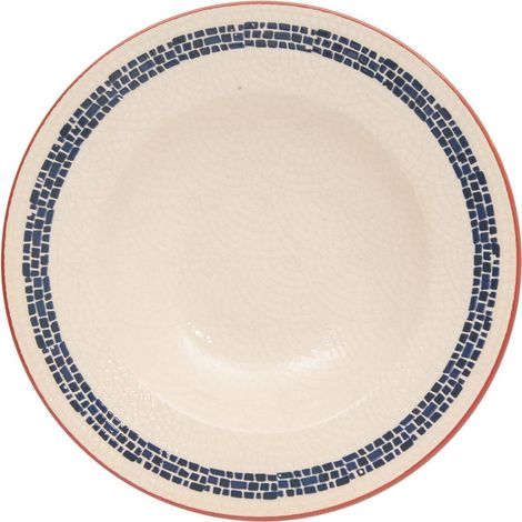 Assiette pâtes Morgane D28cm creme - Atmosphera créateur d'intérieur (1/3)