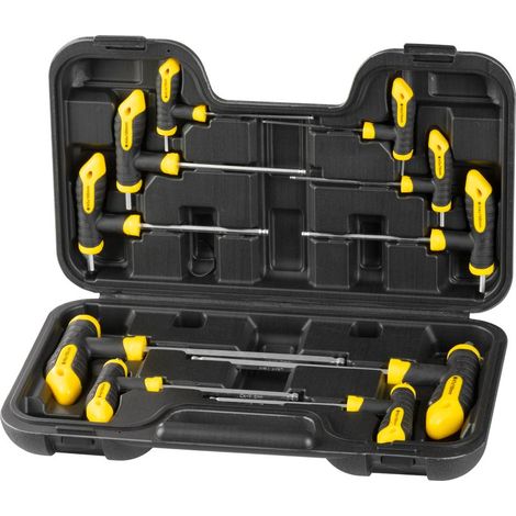 Satz Schraubendreher Strend Pro YF70019, 10-teilig, Hex mit Kugel, T-Griff, im Koffer (1/5)