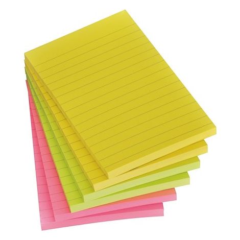 Post-It 660 NR Rectangle Multicolore 100 feuilles Auto-adhésif (1/5)