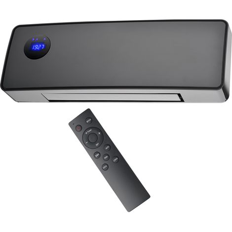 Termoventilatore Split Ceramico Elettrica Parete Otelya Luxe Sannover 2000 W Nero
