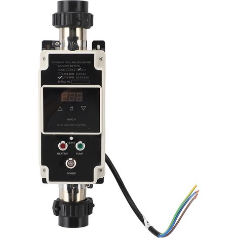 Pompe à Chaleur Piscine 230V, 2.7-3.3 KW Thermostat Chauffe-Eau (1/5)