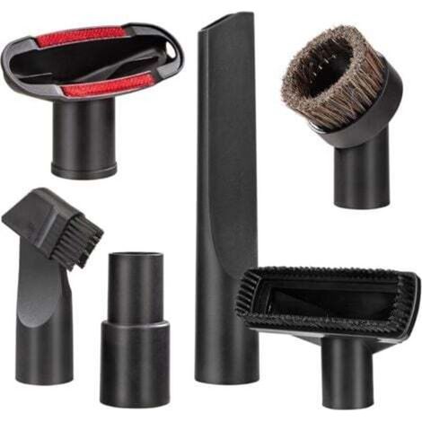 Vacuum cleaner accessories, 6-piece vacuum cleaner accessory set: universal soft brush, crevice tool, mattress brush, vacuum cleaner brush, with 32 mm adapters (1/4)