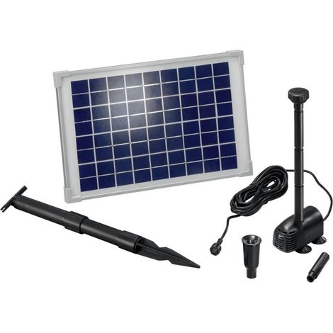 Système de pompe solaire Splash avec module solaire 10 W - 610 l / h - max 150 cm Esotec (1/9)