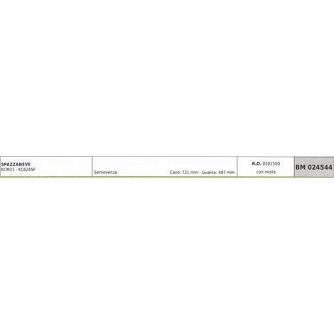 Cavo semovenza MAORI - GARDENPRO spazzaneve KC624SF cavo 721mm guaina 487mm