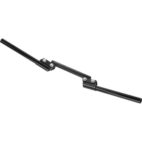 Guidon de moto universel réglable de 22 mm pour voitures de sport, voitures de ville, quads, scooters et véhicules tout-terrain (noir) (1/5)