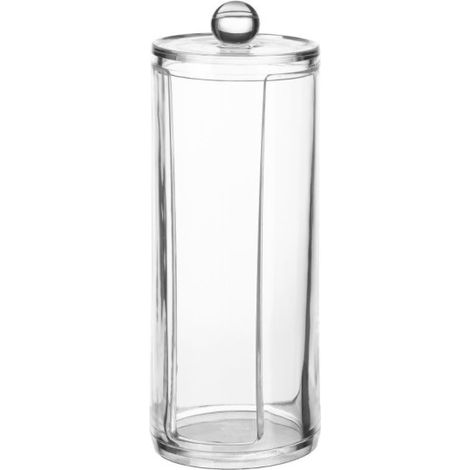 Distributeur de coton à démaquiller en acrylique transparent (1/3)