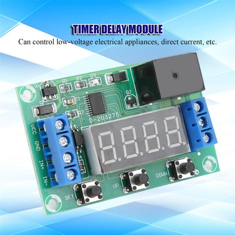 Carte de commande de relais temporisé YX-SJ13, module de temporisation 24 V (1/5)