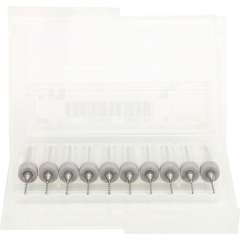10 Pièces 0.8mm Buse de Nettoyage Aiguille pour Tête d'Impression 3D Pièces de Rechange (1/5)
