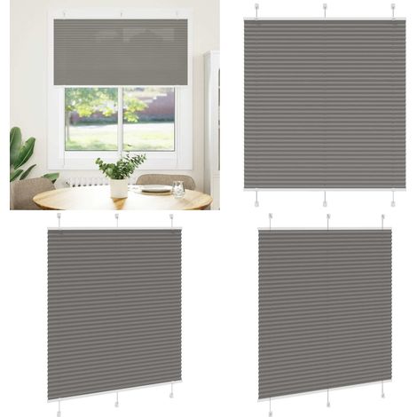 vidaXL Store plissé anthracite 115x100 cm largeur du tissu 114,4 cm (1/5)