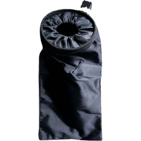 Sac poubelle de voiture en tissu Oxford pliable boucle verrouillage sac poubelle voiture suspendu multifonction bureau camping Noir (1/4)