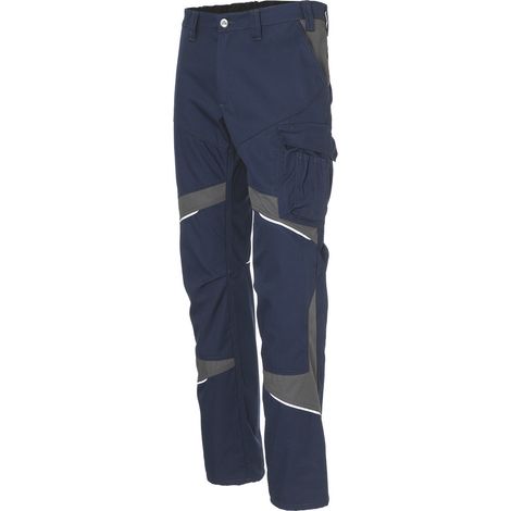 Kübler Damenhose ACTIVIQ cotton+ 2550 dunkelblau/anthrazit Gr. 48 (1/2)