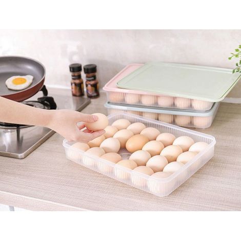 Porte-Oeufs - 24 Emplacements - Bac De Stockage En PP Pour Refrigerateur Et Cuisine - 1 Piece (1/5)