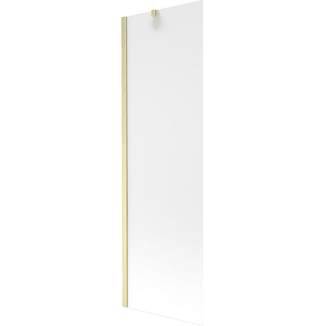 Mexen Next Badewannenabtrennung einflügelig 60 x 150 cm, mattiert, gold gebürstet - 895-060-000-00-30-55 (1/5)