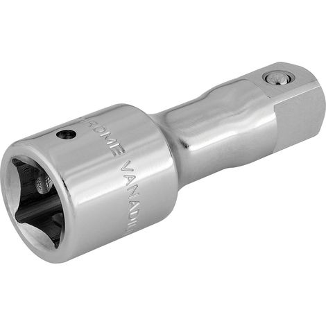 Draper 3/4" (19mm) Drive 100mm Polished Extension Bar with Spring-Loaded Mechanism – Model 16812 (1/5)