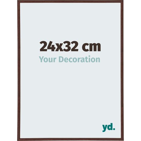 yd. - Cadre photo 24x32 - Brun - Plastique - Annecy