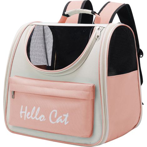 Sac à Dos Pour Animaux De Compagnie - Porte-Animal Souple Pliable - Maille Ventilée - Pour Chien Chat Moyen ou Petit - 37 x 34 x 25 cm - 1 Pièce (1/4)