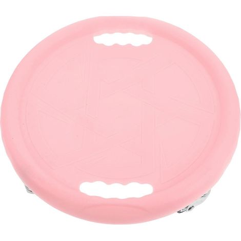Rouleau rose en kit de 2 pièces, appareil de musculation abdominale d'intérieur, pour un travail musculaire efficace, convient aux hommes et aux femmes. (1/5)
