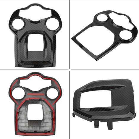 Mittelkonsolen-Zierleiste aus Kohlefaser für Alfa Romeo Giulia/Stelvio, Konsolenrahmen, Innenraumschutzabdeckung, elegante Zierleiste, 1-teilig (1/5)