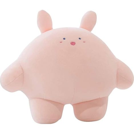 Peluche lapin douce de 23 cm - Coussin cylindrique pour enfants, adorable doudou pour la sieste et le coucher (1/5)