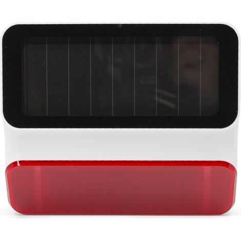 Zusätzliche drahtlose Solarsirene kompatibel mit 100720 und 100731 - Avidsen - 100728
