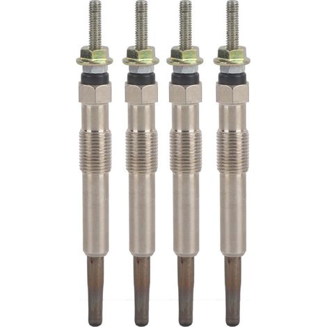 Bougies de préchauffage diesel 4 pièces – Compatible Ford Focus/Transit/C-Max – Fer de haute qualité – Réponse de démarrage rapide (1/5)