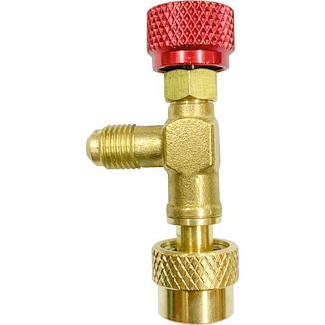 Soupape de sécurité en fluorure, climatisation métallique R410, charge de réfrigérant pour l'entretien