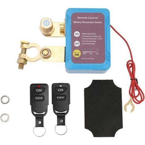 12V/24V 240A Ferngesteuerter Batterietrennschalter für Auto oder Boot - Automatische Stromabschaltung (1/5)