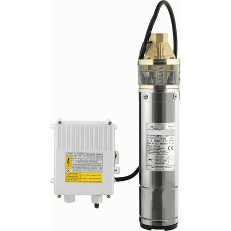 Elettropompa sommersa immersione pompa pozzo 4" acqua sabbia 100 mt 1,5 HP 100 148ev (1/2)