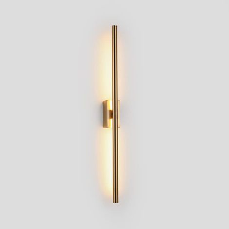 Comely – Applique murale LED moderne 60cm – Aluminium doré – Éclairage orientable pour chambre et couloir – Protection des yeux