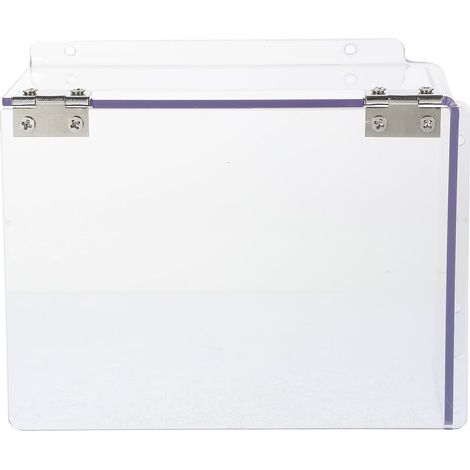 Cache de Sonnette Étanche en Acrylique Protection Anti-Pluie et Protection Solaire pour Machine de Contrôle D'accès et Sonnette Extérieure (1/5)