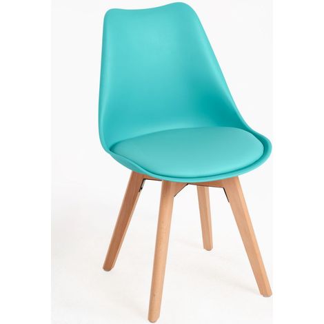 Packs Sillas Comedor - Pack 2 Sillas Synk Basic - Aguamarina (1/5)