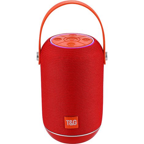Haut-parleurs radio et salle de bain TG107 Haut-parleur Bluetooth portable haute puissance Surround Stéréo Subwoofer Audio sans fil Bluetooth Petit haut-parleur extérieur portable 99 90,5 152 mm Rou (1/3)