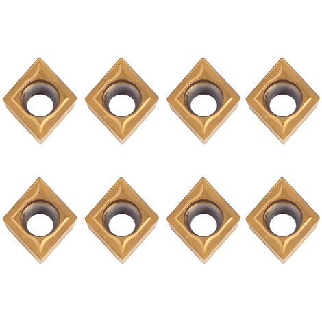 CCMT09t304 Plaquette Carbure CCMT32.5 Lot de 10 Fraises en Métal dur CNC pour Outil de Tour (1/5)