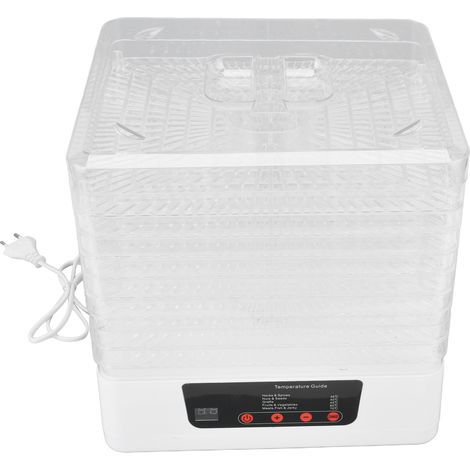 Déshydrateur alimentaire 350 W, séchoir à fruits, 8 niveaux, norme européenne, 220 V (1/5)