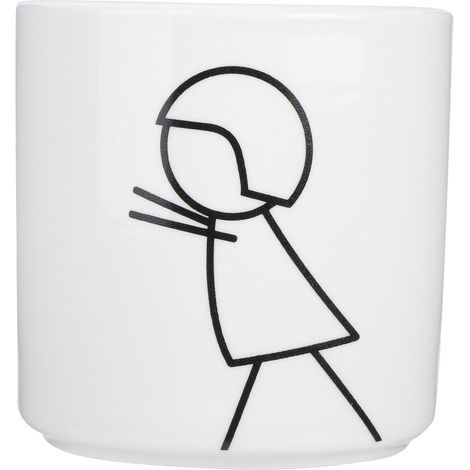 Pot de Plantes Succulentes en Céramique Mignon pour Décor de Bureau - Modèle Paternel RT037 (1/5)