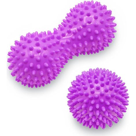 Set de rouleaux de massage (violet)