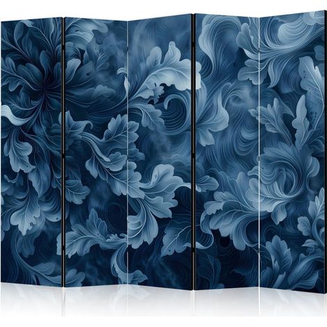 Dekorativer Paravent artgeist blau 225 cm x 172 cm Flizelin Stoff