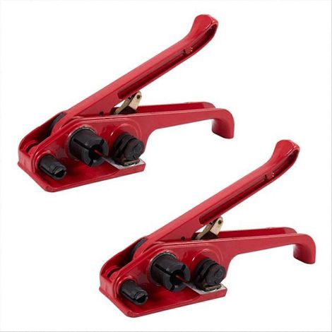 Tendeur de sangle pour machine à cercler le plastique, presse à balles, tendeur manuel, 2 pièces - SSZFV (1/5)