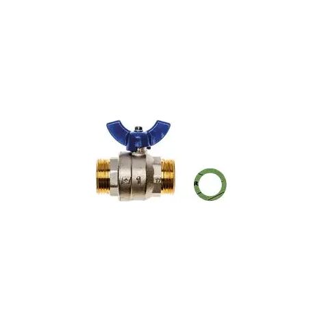 BRÖTJE Kugelhahn 1 Zoll blau DWM SPZ, 803106